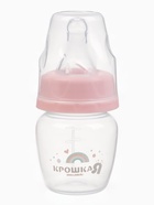 Бутылочка для кормления Крошка Я Basic, классическое горло, от 0 мес., 60 мл (мерная шкала до 40 мл), розовый - Фото 7