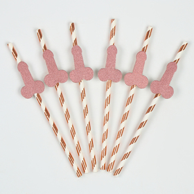 Трубочки для коктейля 18, набор 6 шт.