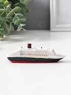 Сувенирная модель корабля «Теплоход», фигурка полистоун, 13 см, МИКС - Фото 1