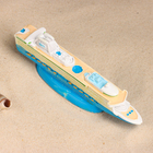 Сувенирная модель корабля «Теплоход многоярусный», фигурка полистоун, 16 см - Фото 2