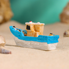 Сувенирная модель корабля «Рыбацкое судно. Волны», фигурка полистоун, 7 см, МИКС - Фото 3