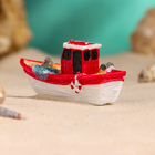 Сувенирная модель корабля «Рыбацкое судно. Волны», фигурка полистоун, 7 см, МИКС - Фото 6