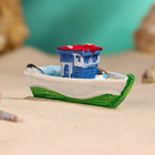 Сувенирная модель корабля «Рыбацкое судно. Волны», фигурка полистоун, 7 см, МИКС - Фото 7