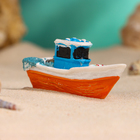 Сувенирная модель корабля «Рыбацкое судно. Волны», фигурка полистоун, 7 см, МИКС - Фото 9