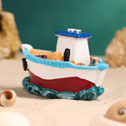 Сувенирная модель корабля «Рыбацкое судно у рифов», фигурка полистоун, 10×6×6 см - Фото 3