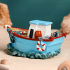 Сувенирная модель корабля «Рыбацкое судно у рифов», фигурка полистоун, 10×6×6 см - Фото 7