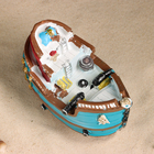 Сувенирная модель корабля «Пиратское судно», фигурка полистоун, 16×9×10 см - Фото 2