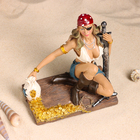 Фигурка полистоун «Пиратка», 13 см - Фото 5