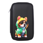 Пенал школьный, 2 секции, 12.5×20.5×4 см«Бульдог» - Фото 2