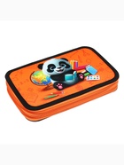 Пенал школьный, 2 секции, 12.5×20.5×4 см«Панда» - Фото 3