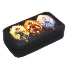 Пенал школьный, 3 секции, 12.5×20.5×5.5 см «Аниме game» - Фото 3