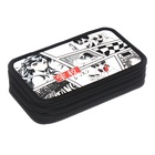 Пенал школьный, 3 секции, 12.5×20.5×5.5 см «Аниме» - Фото 3