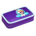 Пенал школьный, 3 секции, 12.5×20.5×5.5 см «Сиба» - Фото 3