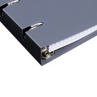 Тетрадь на кольцах Calligrata A5, 120 листов, в клетку, пластиковая обложка, блок офсет, серая - Фото 5