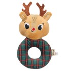 Мягкая погремушка на колечке Крошка Я «Оленёнок. Клетка», текстиль, в пакете - Фото 3