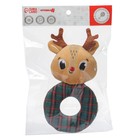 Мягкая погремушка на колечке Крошка Я «Оленёнок. Клетка», текстиль, в пакете - Фото 5