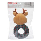 Мягкая погремушка на колечке Крошка Я «Оленёнок. Клетка», текстиль, в пакете - Фото 6