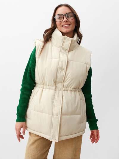 Жилет женский демисезонный MIST, размер XS, молочный