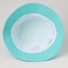 Панама детская для девочки «Ракетки», бирюзовая, р-р 54 10133751