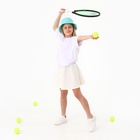 Панама детская для девочки «Ракетки», бирюзовая, р-р 54 10133751