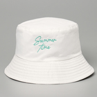 Панама детская «Лето», белая, р-р 54 - фото 23744267