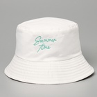 Панама детская «Лето», белая, р-р 54 - фото 23744268