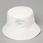 Панама детская «Лето», белая, р-р 54 - фото 24015395