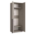 Шкаф для одежды «Авелона», 800×557×2200 мм, 2 двери, ЛДСП, цвет кашемир серый - Фото 2