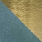Банкетка, 400×400×480 мм, цвет металл металлик золотой / велюр бирюза тёмная - Фото 3