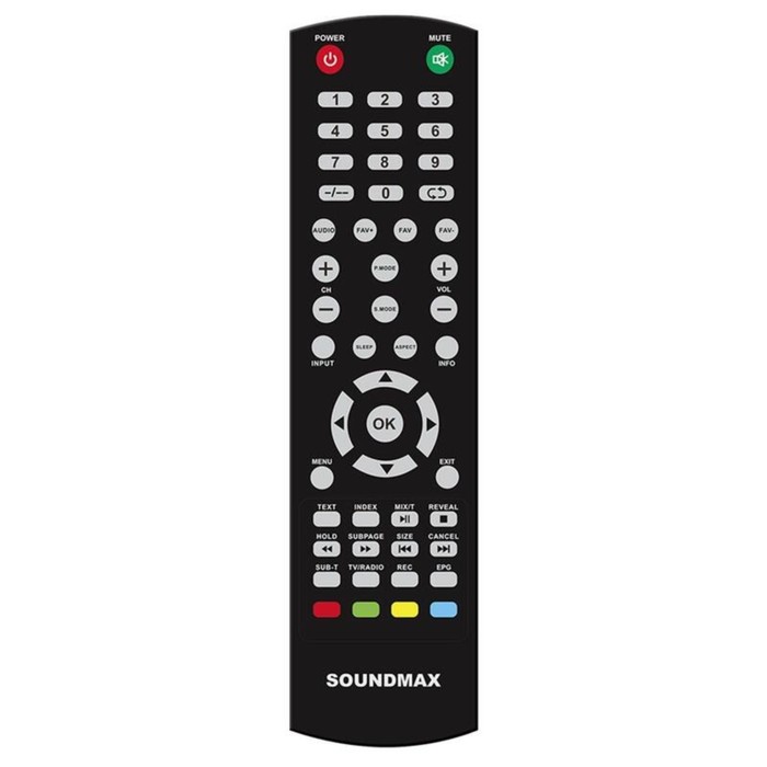 Телевизор Soundmax SM-LED24M11S, 24", 1366x768, DVB-T/T2/C, HDMI 1, USB 1, Smart TV, чёрный