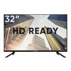 Телевизор Soundmax SM-LED32M13, 32", 1366×768, DVB-T/T2/C, HDMI×2, USB×2, чёрный - Фото 1