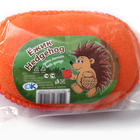 Губка для тела «Ежик», 15×9,5×3,5 см, микс - фото 23803683