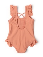 Купальник для девочки слитный MINAKU, персиково-розовый, рост 110-116 см - Фото 3