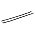 Тренчики для шпор из нейлона, 500 мм, черный, набор 2 шт - Фото 3