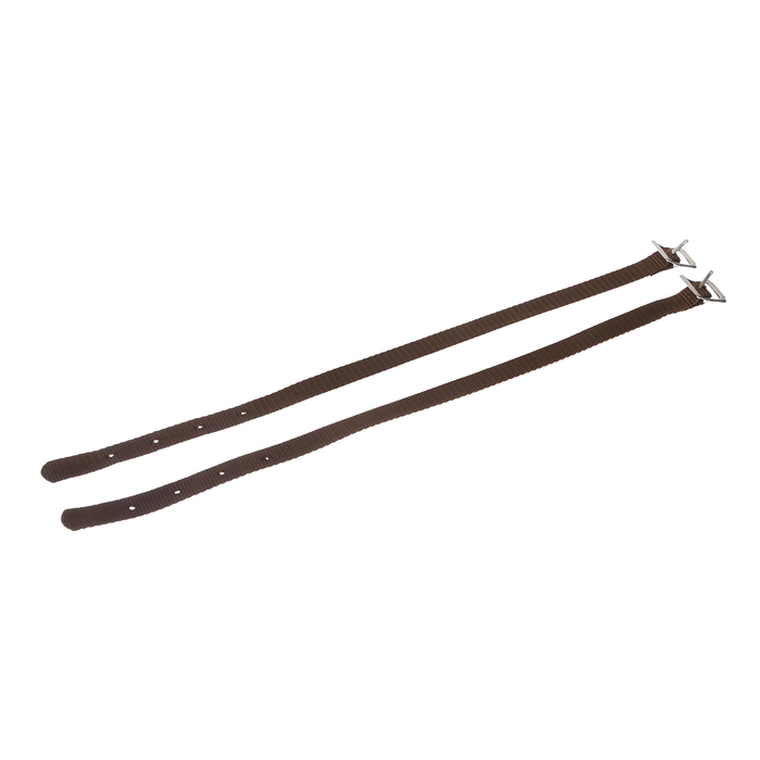 Тренчики для шпор из нейлона, 500 мм, коричневый, набор 2 шт