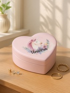Шкатулка, 17×15×7 см, розовая - Фото 1