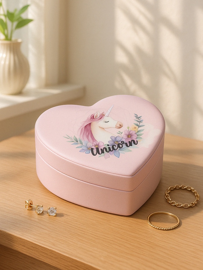 Шкатулка, 17×15×7 см, розовая - Фото 1