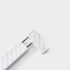 Вешалки для брюк и юбок LaDо́m Eliot, 29×15 см, 3 шт., с зажимами, белые - Фото 5