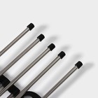 Вешалка для брюк и юбок Доляна, 30×18×12.5 см, 5 спиц, раздвижная, чёрная - Фото 4