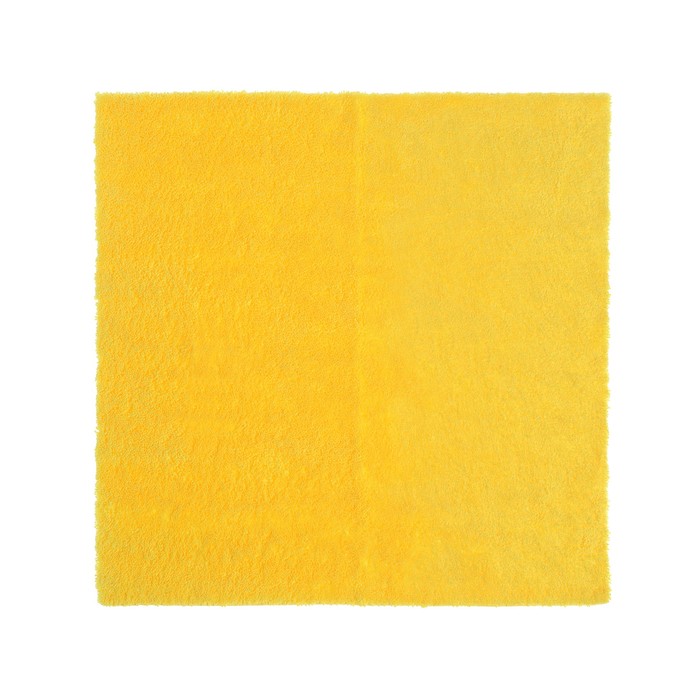 Салфетка из мягкой микрофибры пушистая, полирующая, 40 х 40 см, 400 г/м2, желтая - фото 1909540983