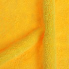 Салфетка из мягкой микрофибры пушистая, полирующая, 40 х 40 см, 400 г/м2, желтая - Фото 5