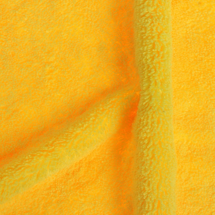 Салфетка из мягкой микрофибры пушистая, полирующая, 40 х 40 см, 400 г/м2, желтая - фото 1909540984
