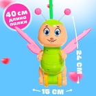 Каталка «Забавная бабочка», цвета МИКС - Фото 2