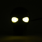 Прожектор череп для автомобиля 12 / 24 В, чёрный - фото 9400770
