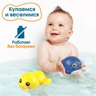 Набор заводных игрушек для ванны «Китенок и утенок», 2 шт Крошка Я - фото 24222858