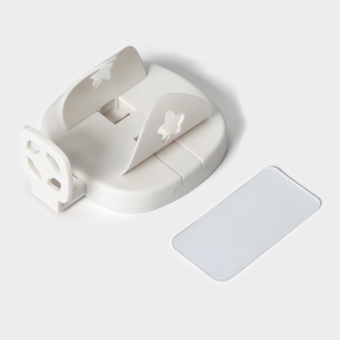 Держатель для электрических зубных щёток, 8,5×7×4 см, цвет белый