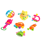 Погремушки с прорезывателями, 7 штук в наборе, в контейнере - Фото 2