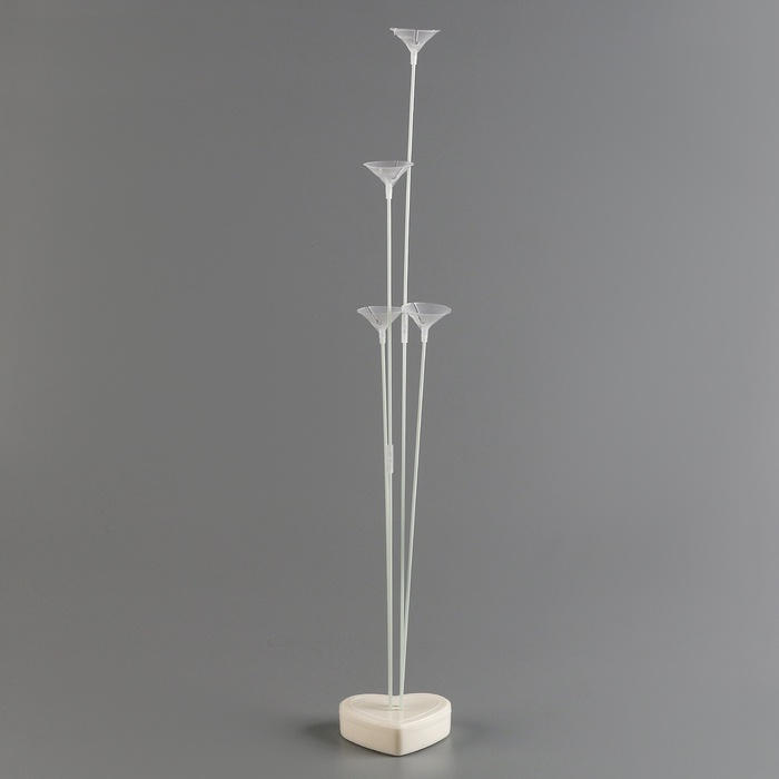 Стойка для шаров 65 см на 4 шара, основание сердце - Фото 1