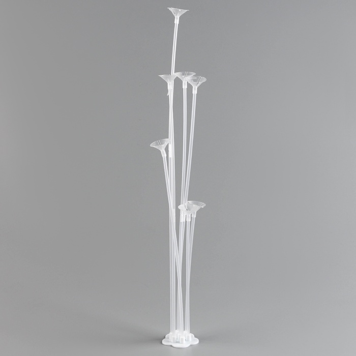 Стойка для шаров 80 см на 7 шаров, основание ромашка - Фото 1