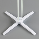 Стойка для шаров 60 см на 5 шаров, основание крест (белый) - Фото 5